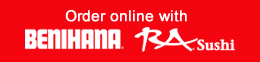 Order Online with Benihana and RA Sushi