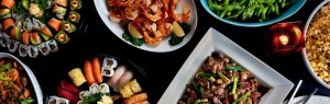 a plate of food on a table