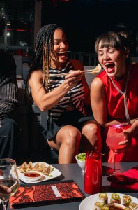 Enjoy your Benihana favorites from anywhere. The gyoza shown in this photo can be ordered line for catering.