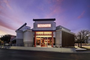 The building front of Benihana San Mateo