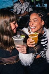 raising a glass for a good time