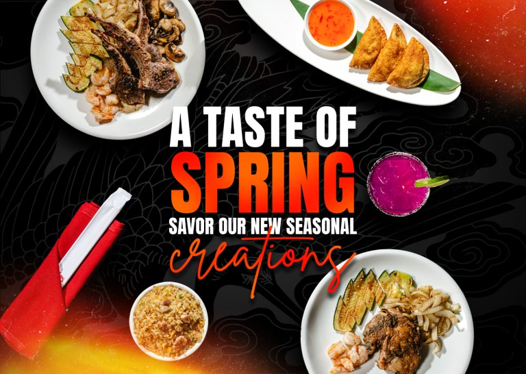 A taste of Spring Menu
