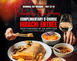 Celebrate Memorial Day Weekend at Benihana