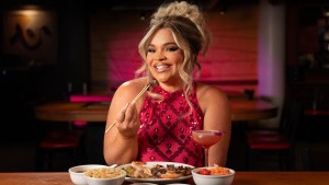 Trisha Paytas enjoying Benihana